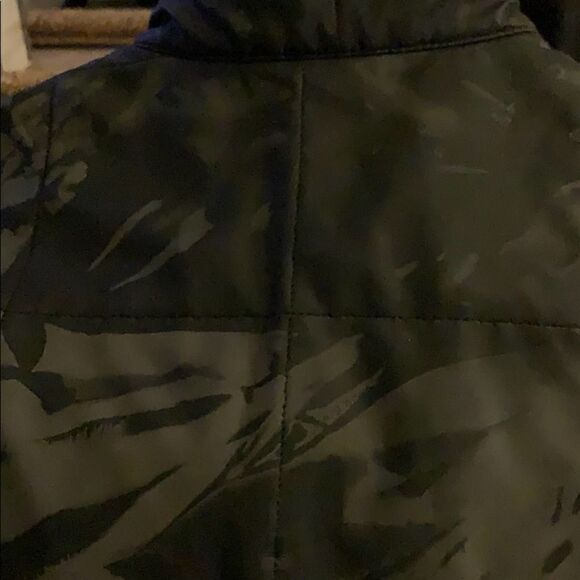 Guess Collection Vintage 90’s Charcoal Dark Beige Lightweight Zip Up Jacket M - Picture 9 of 9